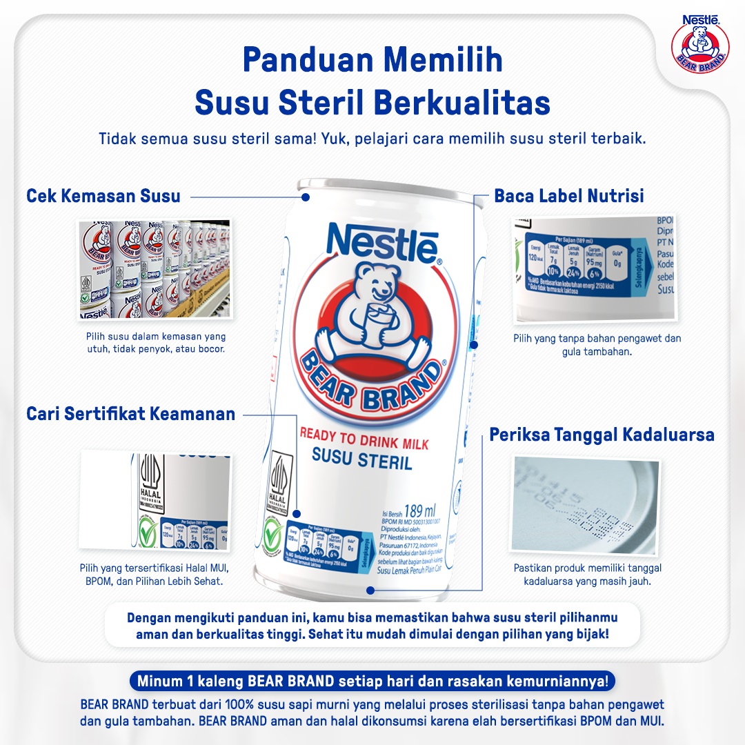 Bagaimana Cara Mengetahui Susu Steril yang Bagus? Ini Penjelasannya!