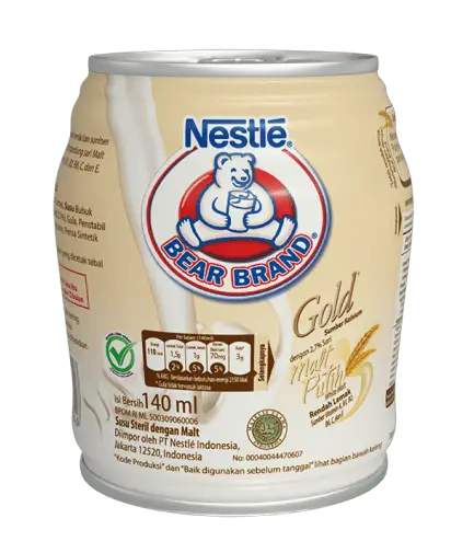 gold white malt bear brand