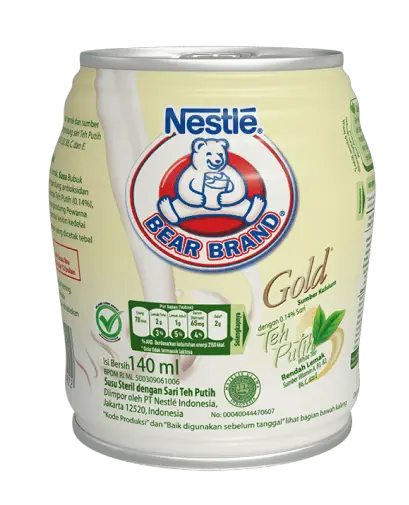 gold white tea bear brand